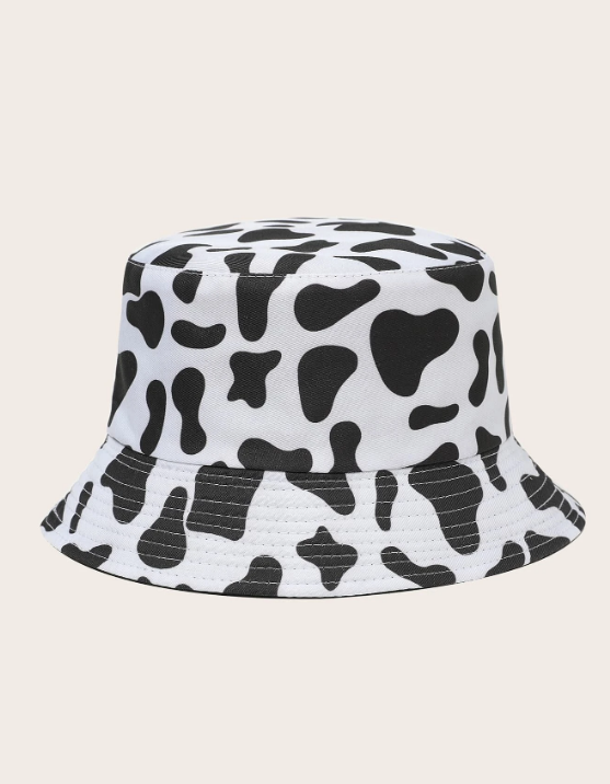 Cow Print Bucket Hat